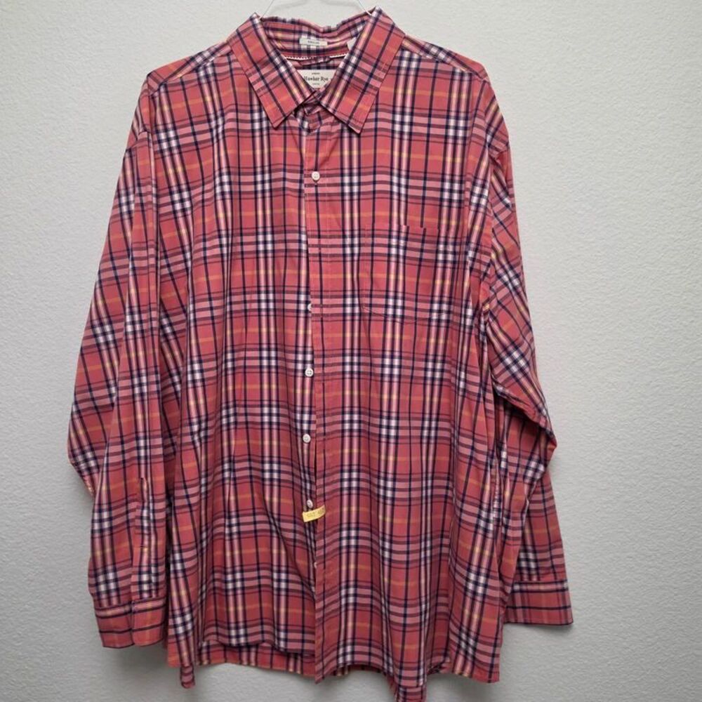 Hawker Rye Red Plaid Button-Up Shirt